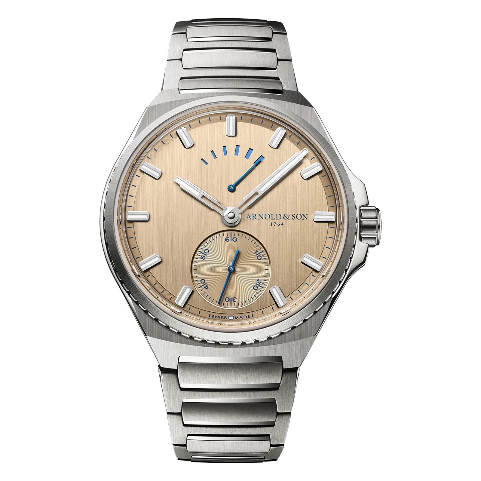 Arnold And Son Chronometry Longitude Titanium 42.5mm Watch Gold