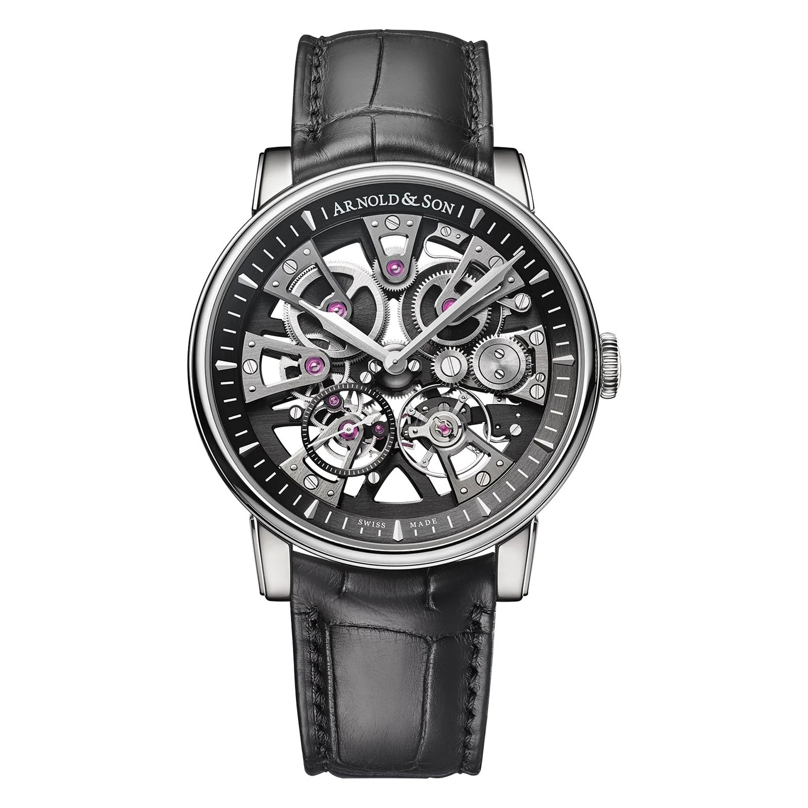 Arnold And Son Chronometry Nebula 41.5mm Steel Mens Watch